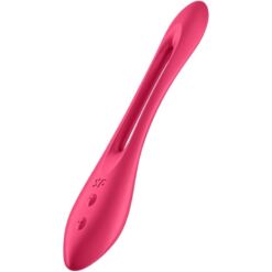 Comprar SATISFYER - ELASTIC JOY MULTI VIBRADOR ROJO al mejor precio - Envíos Discretos