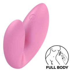 Comprar SATISFYER - LOVE RIOT VIBRADOR DEDAL ROSA al mejor precio - Envíos Discretos