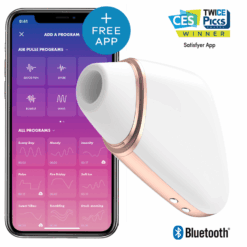 Comprar SATISFYER - LOVE TRIANGLE ESTIMULADOR Y VIBRADOR BLANCO al mejor precio - Envíos Discretos