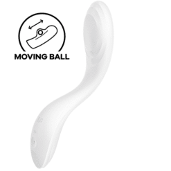 Comprar SATISFYER - RRROLLING PLEASURE VIBRADOR PUNTO G BLANCO al mejor precio - Envíos Discretos