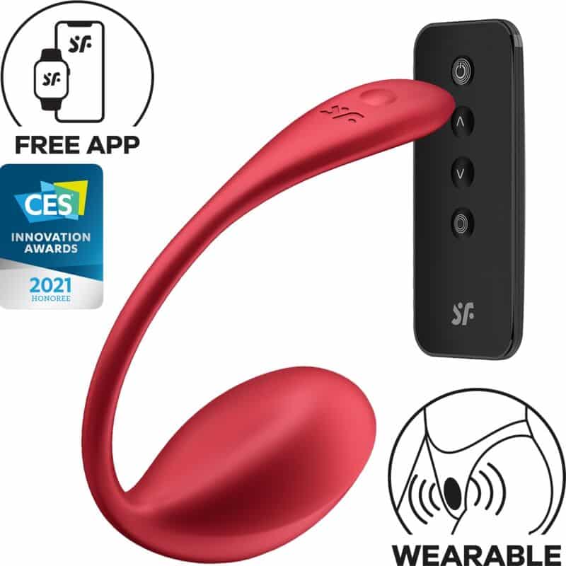 SATISFYER - SHINY PETAL ESTIMULADOR PUNTO G CONTROL REMOTO ROJO APP GRATUITA - piKanteo | Despierta tu lado más piKante Comprar SATISFYER - SHINY PETAL ESTIMULADOR PUNTO G CONTROL REMOTO ROJO APP GRATUITA al mejor precio - Envíos Discretos