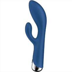 Comprar SATISFYER - SPINNING RABBIT 1 ESTIMULACION CLITORIS Y PUNTO G AZUL al mejor precio - Envíos Discretos