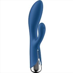 Comprar SATISFYER - SPINNING RABBIT 1 ESTIMULACION CLITORIS Y PUNTO G AZUL al mejor precio - Envíos Discretos
