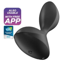 Comprar SATISFYER - SWEET SEAL PLUG VIBRADOR APP NEGRO al mejor precio - Envíos Discretos