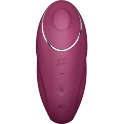 Comprar SATISFYER - TAP & CLIMAX 1 VIBRADOR LAY-ON ROJO al mejor precio - Envíos Discretos