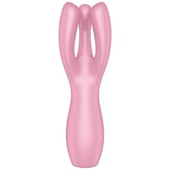 Comprar SATISFYER - THREESOME 3 VIBRADOR ROSA al mejor precio - Envíos Discretos
