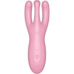 Comprar SATISFYER - THREESOME 4 VIBRADOR APP ROSA al mejor precio - Envíos Discretos