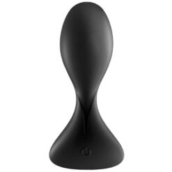 Comprar SATISFYER - TRENDSETTER PLUG VIBRADOR APP NEGRO al mejor precio - Envíos Discretos
