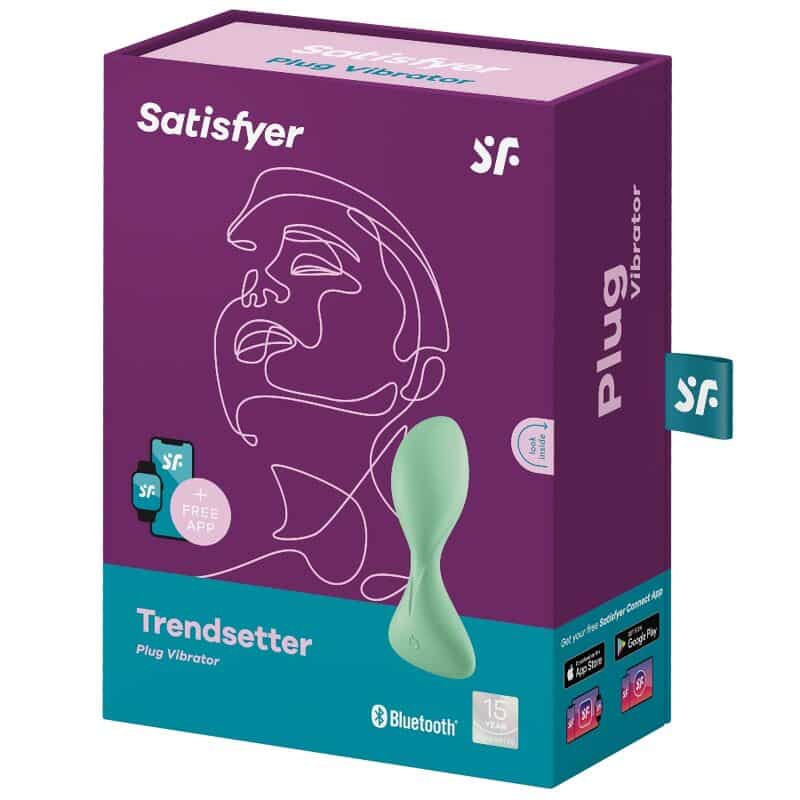 SATISFYER - TRENDSETTER PLUG VIBRADOR APP VERDE - piKanteo | Despierta tu lado más piKante Comprar SATISFYER - TRENDSETTER PLUG VIBRADOR APP VERDE al mejor precio - Envíos Discretos