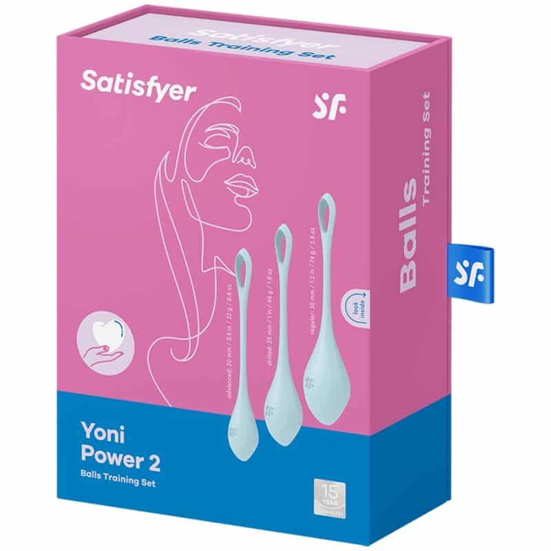 SATISFYER - YONI POWER 2 KIT DE ENTRENAMIENTO AZUL - piKanteo | Despierta tu lado más piKante Comprar SATISFYER - YONI POWER 2 KIT DE ENTRENAMIENTO AZUL al mejor precio - Envíos Discretos