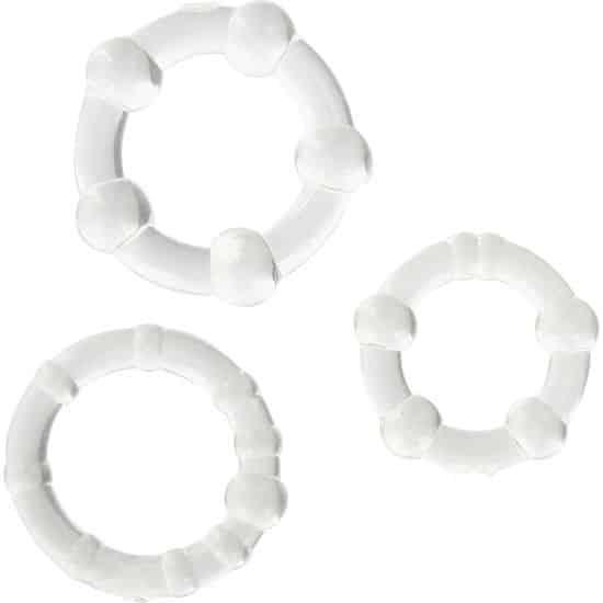 SEVEN CREATIONS - JUEGO TRES ANILLOS PENE TRANSPARENTE - piKanteo | Despierta tu lado más piKante Comprar SEVEN CREATIONS - JUEGO TRES ANILLOS PENE TRANSPARENTE al mejor precio - Envíos Discretos