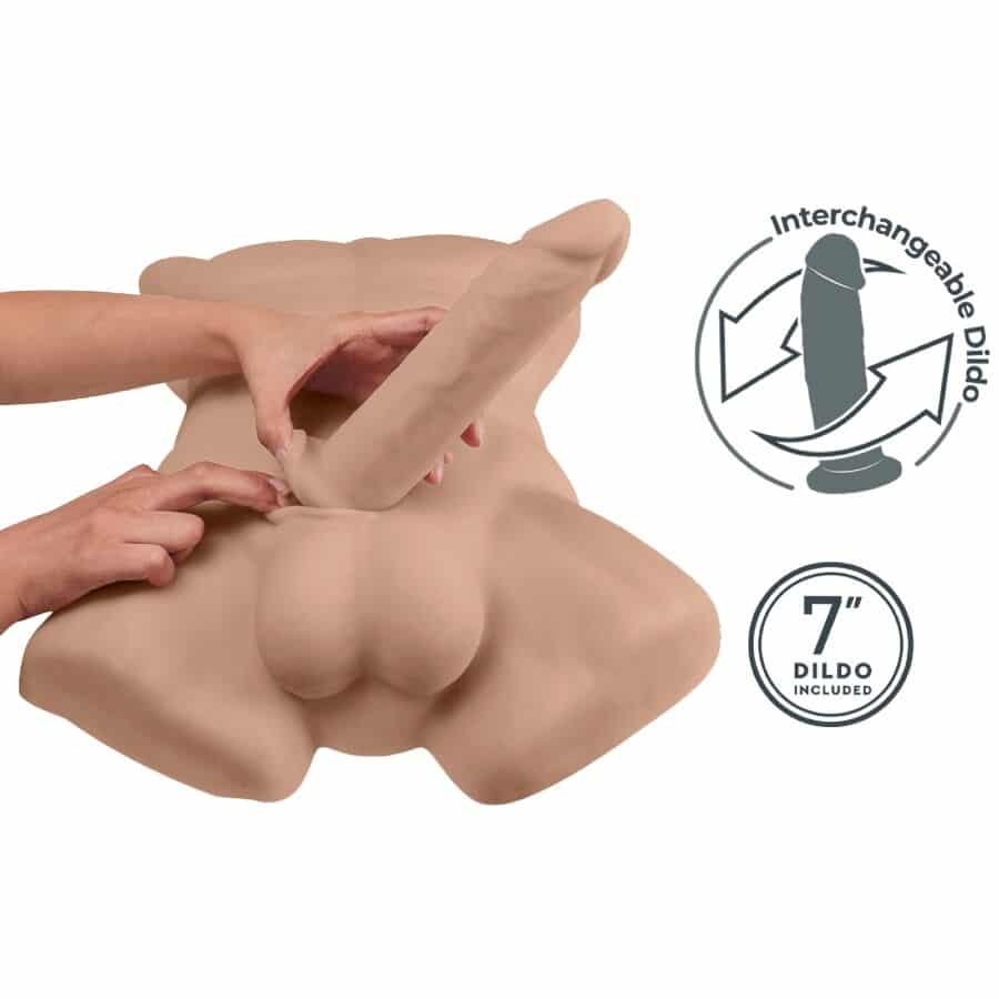 SILEXD - APOLLO L TORSO REALÍSTICO MASCULINO CARAMELO - piKanteo | Despierta tu lado más piKante Comprar SILEXD - APOLLO L TORSO REALÍSTICO MASCULINO CARAMELO al mejor precio - Envíos Discretos