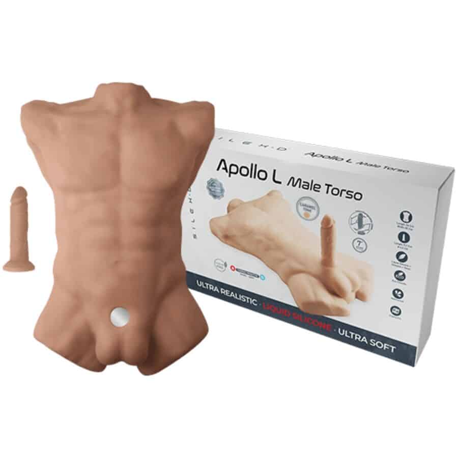 SILEXD - APOLLO L TORSO REALÍSTICO MASCULINO CARAMELO - piKanteo | Despierta tu lado más piKante Comprar SILEXD - APOLLO L TORSO REALÍSTICO MASCULINO CARAMELO al mejor precio - Envíos Discretos