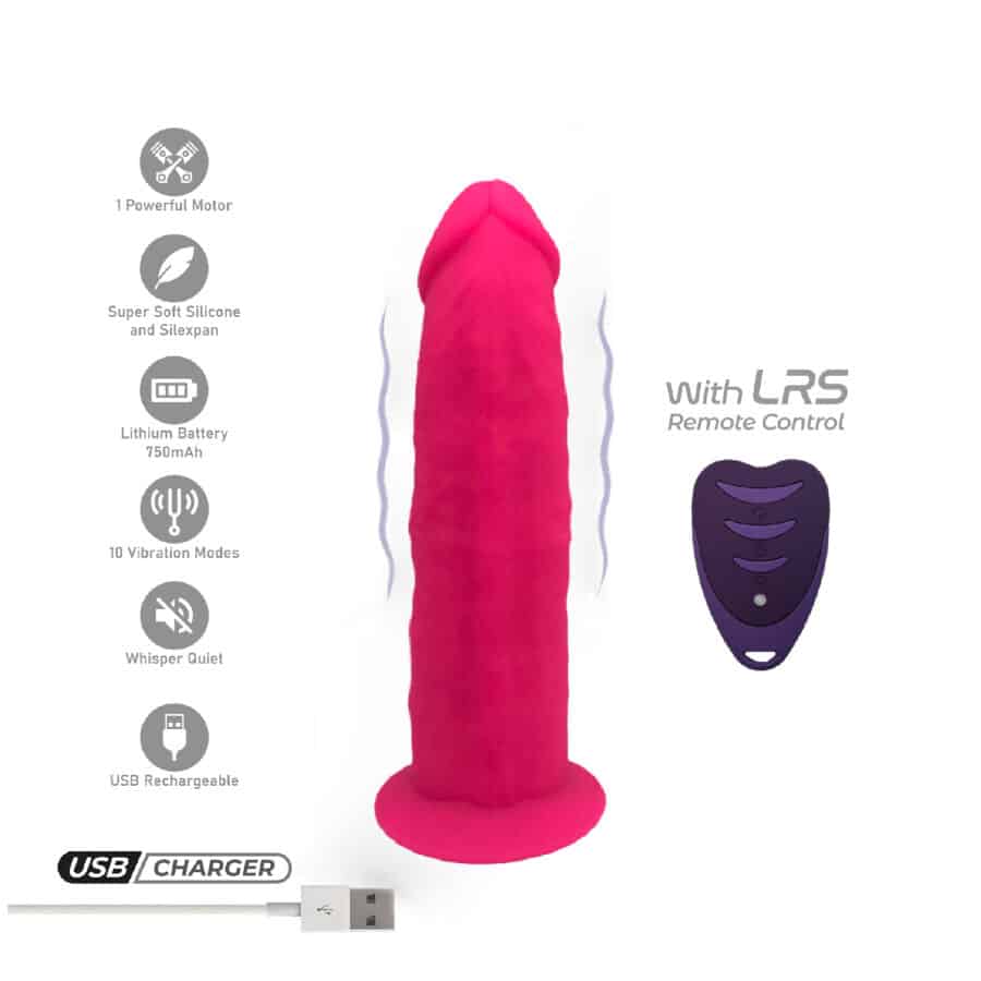 SILEXD - PENE REALÍSTICO MODELO 2 ROSA + CONTROL REMOTO LRS 17 CM - piKanteo | Despierta tu lado más piKante Comprar SILEXD - PENE REALÍSTICO MODELO 2 ROSA + CONTROL REMOTO LRS 17 CM al mejor precio - Envíos Discretos