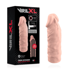 Comprar VIRILXL - EXTENSION DE PENE LIQUID SILICONE V5 NATURAL al mejor precio - Envíos Discretos