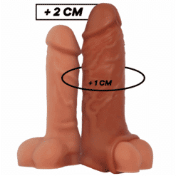 Comprar VIRILXL - EXTENSIÓN DE PENE LIQUID SILICONE V9 MARRÓN al mejor precio - Envíos Discretos