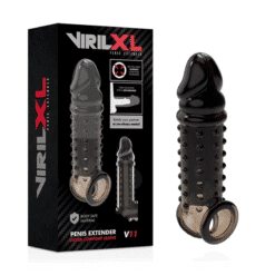 Comprar VIRILXL - EXTENSION Y FUNDA DE PENE  V11 NEGRO al mejor precio - Envíos Discretos