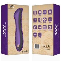 Comprar WOMANVIBE - MANDY VIBRADOR RECARGABLE SILICONA PUNTO "K" al mejor precio - Envíos Discretos