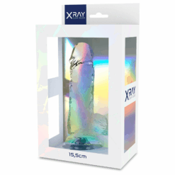 Comprar X RAY - CLEAR DILDO REALISTA TRANSPARENTE 15.5 CM -O- 3.5 CM al mejor precio - Envíos Discretos