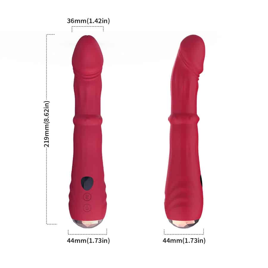 ARMONY - DILDO VIBRADOR ESTIMULADOR PUNTO A TERMOAJUSTABLE ROJO - piKanteo | Despierta tu lado más piKante Comprar ARMONY - DILDO VIBRADOR ESTIMULADOR PUNTO A TERMOAJUSTABLE ROJO al mejor precio - Envíos Discretos