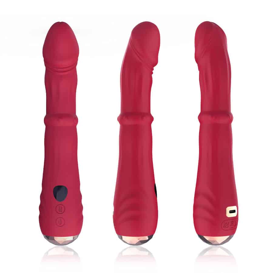 ARMONY - DILDO VIBRADOR ESTIMULADOR PUNTO A TERMOAJUSTABLE ROJO - piKanteo | Despierta tu lado más piKante Comprar ARMONY - DILDO VIBRADOR ESTIMULADOR PUNTO A TERMOAJUSTABLE ROJO al mejor precio - Envíos Discretos