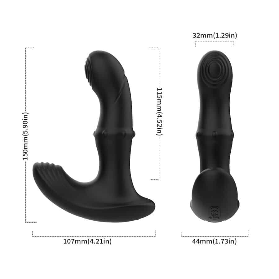 ARMONY - VIBRADOR ANAL PRÓSTATA CONTROL REMOTO NEGRO - piKanteo | Despierta tu lado más piKante Comprar ARMONY - VIBRADOR ANAL PRÓSTATA CONTROL REMOTO NEGRO al mejor precio - Envíos Discretos