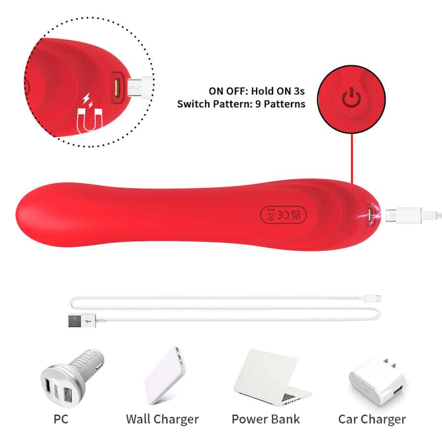 ARMONY - VIBRADOR CON LENGUA OSCILANTE ROJO - piKanteo | Despierta tu lado más piKante Comprar ARMONY - VIBRADOR CON LENGUA OSCILANTE ROJO al mejor precio - Envíos Discretos