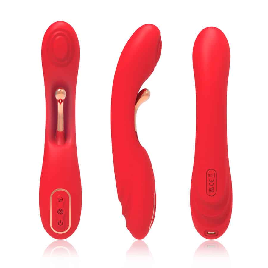 ARMONY - VIBRADOR CON LENGUA OSCILANTE ROJO - piKanteo | Despierta tu lado más piKante Comprar ARMONY - VIBRADOR CON LENGUA OSCILANTE ROJO al mejor precio - Envíos Discretos