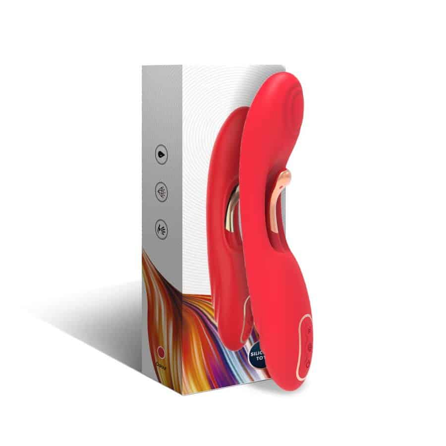 ARMONY - VIBRADOR CON LENGUA OSCILANTE ROJO - piKanteo | Despierta tu lado más piKante Comprar ARMONY - VIBRADOR CON LENGUA OSCILANTE ROJO al mejor precio - Envíos Discretos