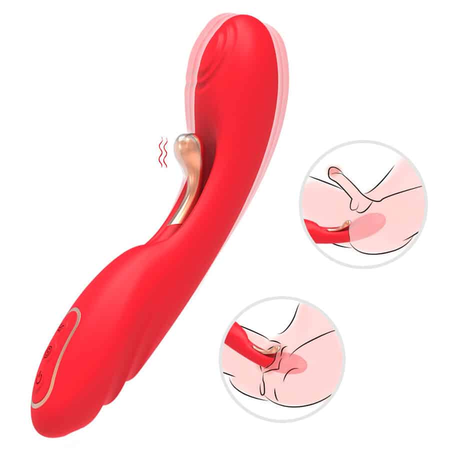 ARMONY - VIBRADOR CON LENGUA OSCILANTE ROJO - piKanteo | Despierta tu lado más piKante Comprar ARMONY - VIBRADOR CON LENGUA OSCILANTE ROJO al mejor precio - Envíos Discretos