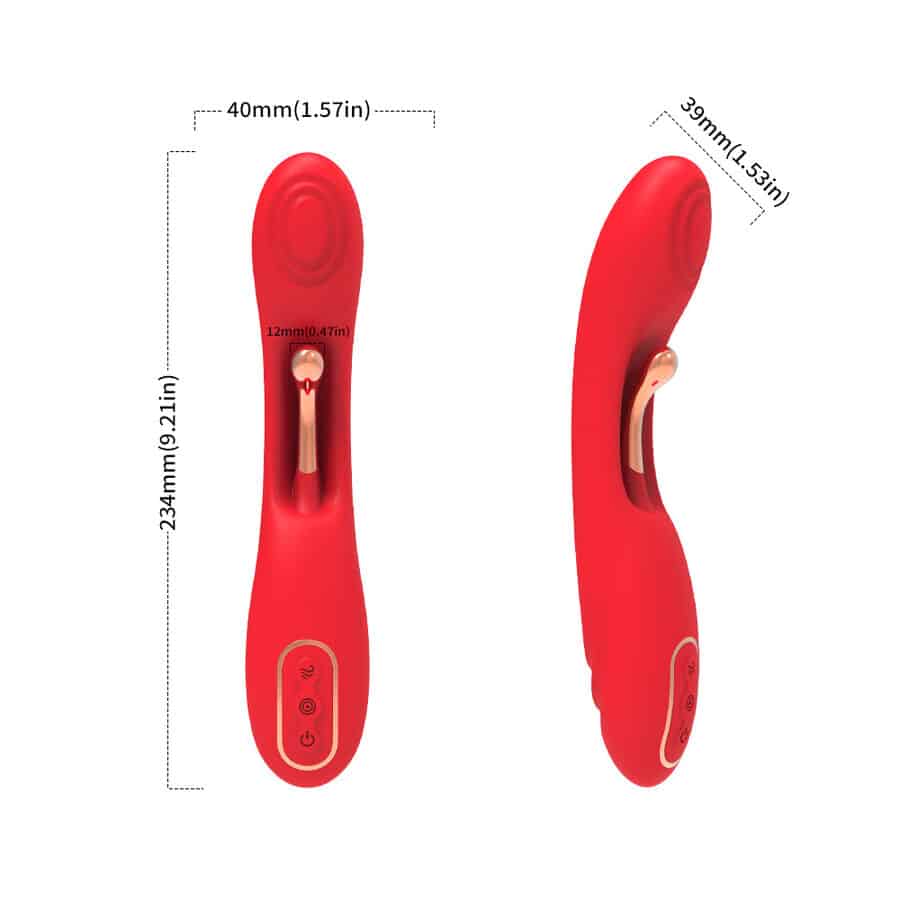 ARMONY - VIBRADOR CON LENGUA OSCILANTE ROJO - piKanteo | Despierta tu lado más piKante Comprar ARMONY - VIBRADOR CON LENGUA OSCILANTE ROJO al mejor precio - Envíos Discretos