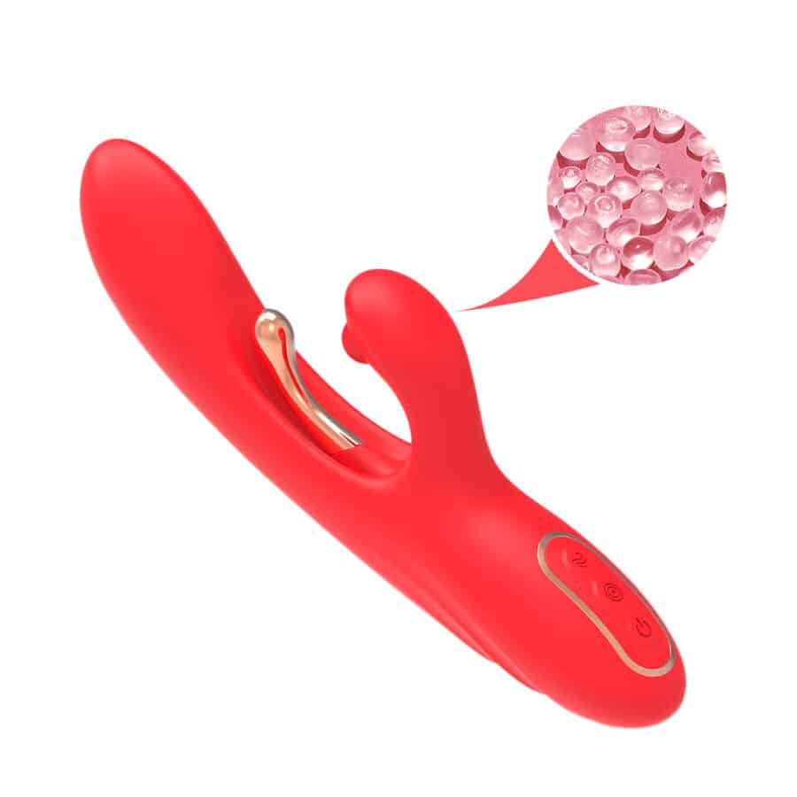 ARMONY - VIBRADOR ESTIMULADOR PUNTO G Y CLÍTORIS CON LENGUA OSCILANTE ROJO - piKanteo | Despierta tu lado más piKante Comprar ARMONY - VIBRADOR ESTIMULADOR PUNTO G Y CLÍTORIS CON LENGUA OSCILANTE ROJO al mejor precio - Envíos Discretos