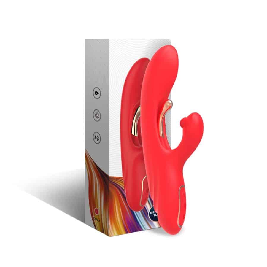 ARMONY - VIBRADOR ESTIMULADOR PUNTO G Y CLÍTORIS CON LENGUA OSCILANTE ROJO - piKanteo | Despierta tu lado más piKante Comprar ARMONY - VIBRADOR ESTIMULADOR PUNTO G Y CLÍTORIS CON LENGUA OSCILANTE ROJO al mejor precio - Envíos Discretos