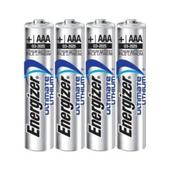 Comprar ENERGIZER - ULTIMATE LITHIUM PILA LITIO AAA L92 LR03 1,5V BLISTER*4 al mejor precio - Envíos Discretos