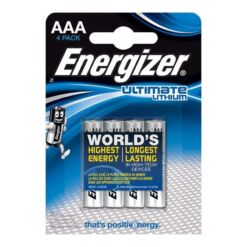 Comprar ENERGIZER - ULTIMATE LITHIUM PILA LITIO AAA L92 LR03 1,5V BLISTER*4 al mejor precio - Envíos Discretos