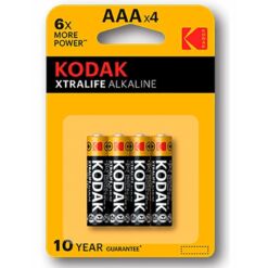 Comprar KODAK - XTRALIFE PILA ALCALINA AAA LR03 BLISTER*4 al mejor precio - Envíos Discretos