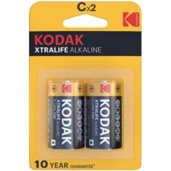 Comprar KODAK - XTRALIFE PILAS ALCALINAS C X 2 UNDS al mejor precio - Envíos Discretos