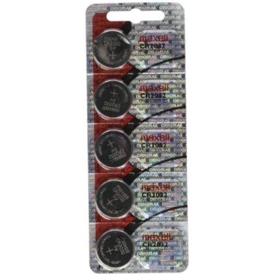 MAXELL – PILA BOTÓN LITIO CR2032 3V – BLISTER 5 UNIDADES