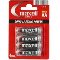 Comprar MAXELL - PILA SALINA MANGANESO AA R6 BLISTER*4 al mejor precio - Envíos Discretos