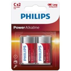 Comprar PHILIPS - POWER ALKALINE PILA C LR14 BLISTER*2 al mejor precio - Envíos Discretos