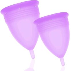 Comprar STERCUP - PACK COPA MENSTRUAL SILICONA FDA TALLA S + L LILA al mejor precio - Envíos Discretos