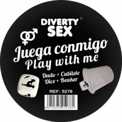 Comprar DIABLO PICANTE - DADO DURO BLANCO POSTURAS HETERO CON CUBILETE al mejor precio - Envíos Discretos