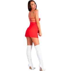 Comprar LIVCO CORSETTI FASHION - SANTAS CANDY LC 90722 CAMISA + TANGA NAVIDEÑO L/XL al mejor precio - Envíos Discretos
