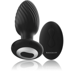 Comprar BLACK&SILVER - WELLS PLUG ROTADOR ANAL SILICONA CONTROL REMOTO al mejor precio - Envíos Discretos