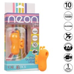 Comprar CALEXOTICS - NEON VIBES THE BUZZING VIBE ESTIMULADOR DE DEDO 10 VIBRACIONES NARANJA al mejor precio - Envíos Discretos