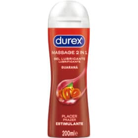 Comprar DUREX - GEL LUBRICANTE DE MASAJE ESTIMULANTE GUARANÁ 200 ML al mejor precio - Envíos Discretos