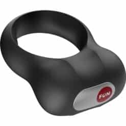 FUN FACTORY - STEADY ANILLO VIBRADOR PENE NEGRO - Imagen 2