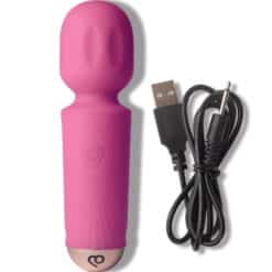 ROCKS-OFF - MINI WAND RECARGABLE 16 FUNCIONES FUCSIA - Imagen 4