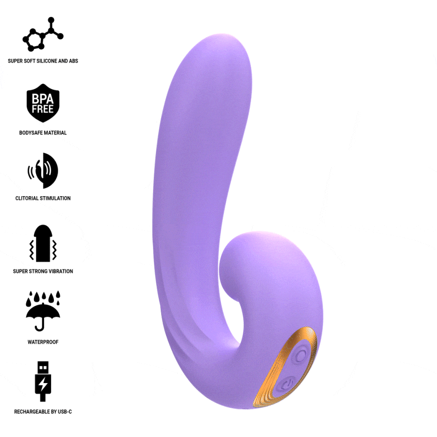 INTENSE - MERYL ESTIMULADOR CLÍTORIS DOBLE VIBRACIÓN - piKanteo | Despierta tu lado más piKante Comprar INTENSE - MERYL ESTIMULADOR CLÍTORIS DOBLE VIBRACIÓN al mejor precio - Envíos Discretos