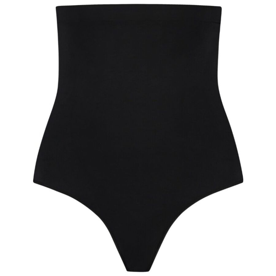 BYE-BRA - TANGA DE TALLE ALTO SIN COSTURAS NEGRO TALLA XXL - piKanteo | Despierta tu lado más piKante BYE-BRA - TANGA DE TALLE ALTO SIN COSTURAS NEGRO TALLA XXL